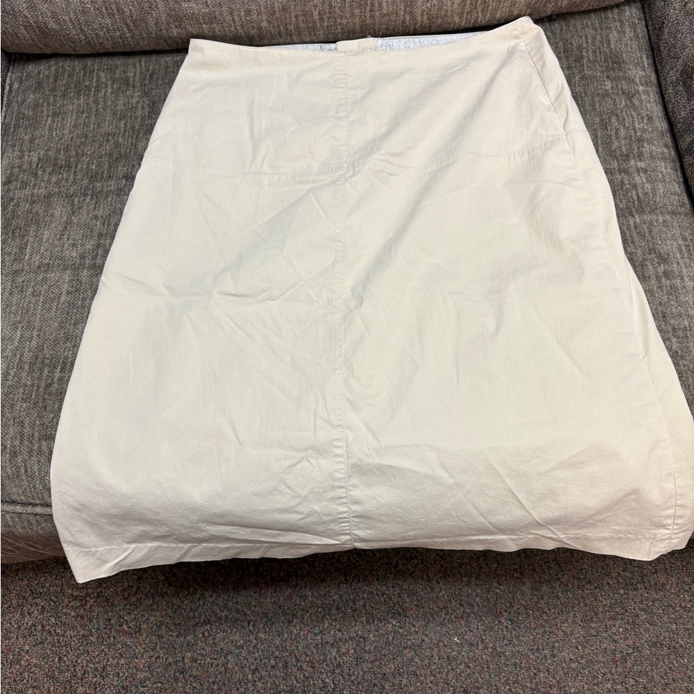 Banana Republic Cream A-Line Skirt